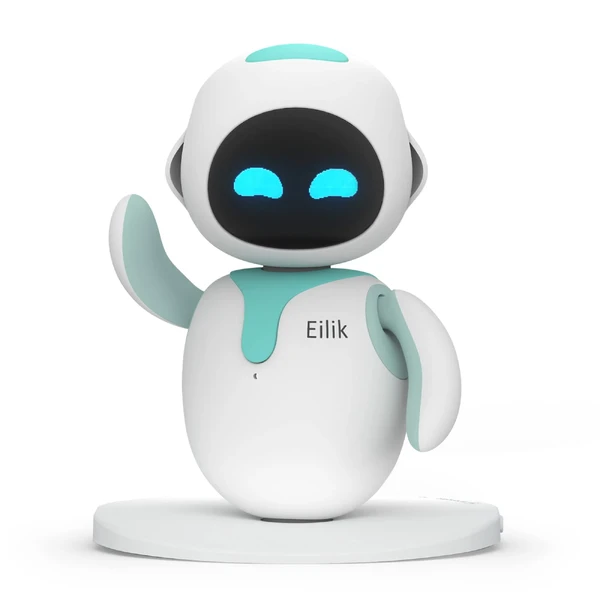 Интерактивная игрушка робот с эмоциями и играми для детей Eilik Blue