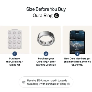 Розумне кільце Oura Ring 4 Silver Size 7 - Фото 3