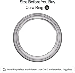 Умное кольцо Oura Ring 4 Brushed Silver Size 14 (б/у) - Фото 2