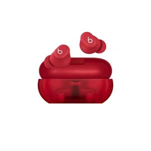 Беспроводные наушники Beats Solo Buds Transparent Red  - Фото 1