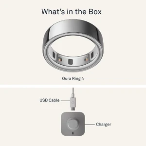 Розумне кільце Oura Ring 4 Silver Size 7 - Фото 7