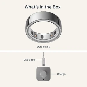 Умное кольцо Oura Ring 4 Silver Size 15 (б/у) - Фото 2