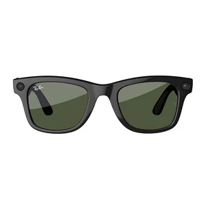 Умные очки Ray-Ban Meta Wayfarer, Shiny Black / G15 Green, Regular - Фото 2