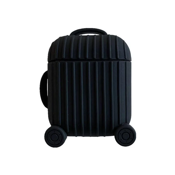 Чохол iLoungeMax Cute Suit Case Black для AirPods 1 | 2
