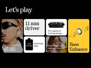 Беспроводные наушники Nothing Ear(a) с интеграцией ChatGPT Black - Фото 7