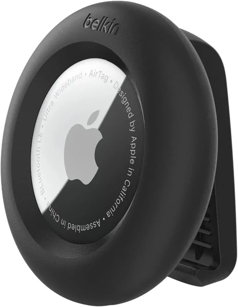 Чохол із затискачем Belkin Secure Holder Black для Apple AirTag на рюкзак/нашийник