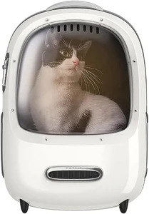 Рюкзак-переноска Petkit Breezy 2 Smart Cat Carrier White з вбудованим вентилятором та підсвічуванням