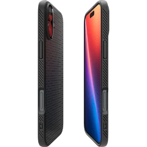 Чорний чохол Spigen Liquid Air для iPhone 16 Plus - Фото 6