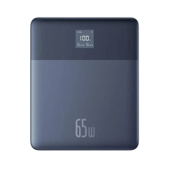 Повербанк із швидкою зарядкою та дисплеєм Baseus Blade2 Power Bank 65W 12000 mAh Mariana Blue