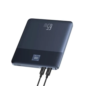 Повербанк с быстрой зарядкой и дисплеем Baseus Blade2 Power Bank 65W 12000 mAh Mariana Blue - Фото 6