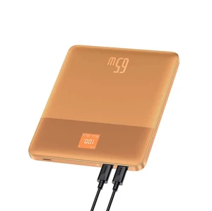 Повербанк с быстрой зарядкой и дисплеем Baseus Blade2 Power Bank 65W 12000 mAh Canyon Coral - Фото 6