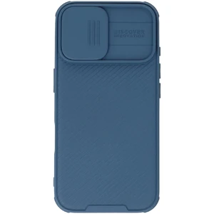 Синий чехол с защитой камеры Nillkin CamShield Pro MagSafe для iPhone 16 - Фото 4