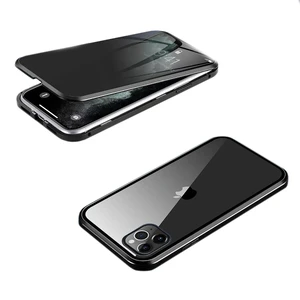 Магнітний чохол зі склом атишпигун iLoungeMax Shield Case Black для iPhone 12 | 12 Pro  - Фото 1