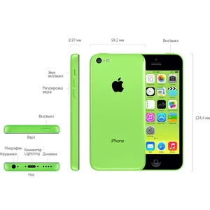 Apple iPhone 5C Зелений Refurbished - Фото 5