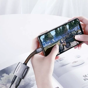 Адаптер Mcdodo Lightning to Lightning | AUX 3.5mm Audio + Charge - Фото 7