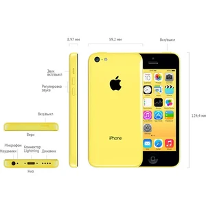 Apple iPhone 5C Жовтий Refurbished - Фото 5
