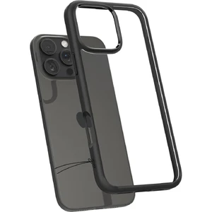 Прозорий чорний чохол Spigen Ultra Hybrid для iPhone 16 Pro - Фото 5