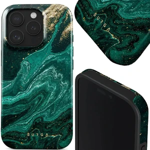 Магнитный чехол Burga Emerald Pool Tough для iPhone 16 Pro - Фото 7