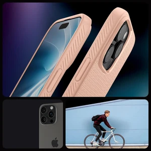 Розовый чехол Spigen Liquid Air для iPhone 16 Pro - Фото 8