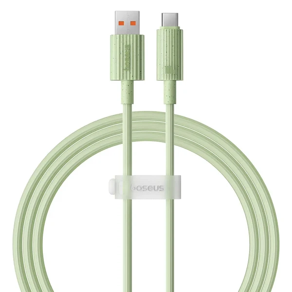 Кабель USB to Type-C экологический для быстрой зарядки Baseus Habitat Series 100W Green (2m) в Харькове