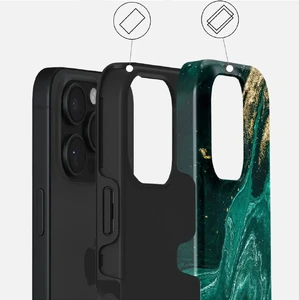 Магнитный чехол Burga Emerald Pool Tough для iPhone 16 Pro - Фото 3
