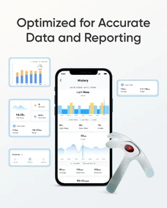 Моніторинг сну та серцебиття для немовлят з AI детекцією плачу eufy Baby Smart Sock - White - Фото 4