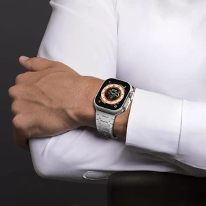 Стальной ремешок CHANCHY Silver для Apple Watch Ultra | Ultra 2 49mm | 45mm | 44mm | 42mm - Фото 4