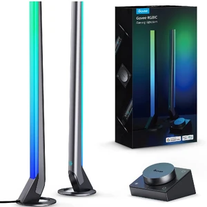 Ігрові світлові панелі з музичними режимами та Wi-Fi Govee H6047 Black