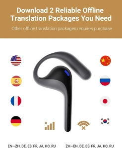 Наушники с переводчиком AI Timekettle W4 Pro AI Interpreter Earbuds,Bidirection Simultaneous Translation,Translator Device Supporting 40 Languages,Translator Earbuds for Call and Video Translation,APP Work with iOS and Android - Фото 7
