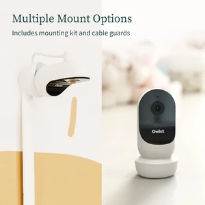 Умная радионяня Owlet Cam Smart Video Baby Monitor with Video Camera and Audio - Secure WiFi, 1080p Night Vision, Customize Cry, Sound and Motion Alerts, 2-Way Audio, Mounting kit - Фото 3