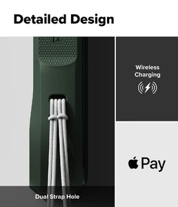 Чохол Ringke Onyx Magnetic MagSafe Dark Green для iPhone 17 Pro Max - Фото 4