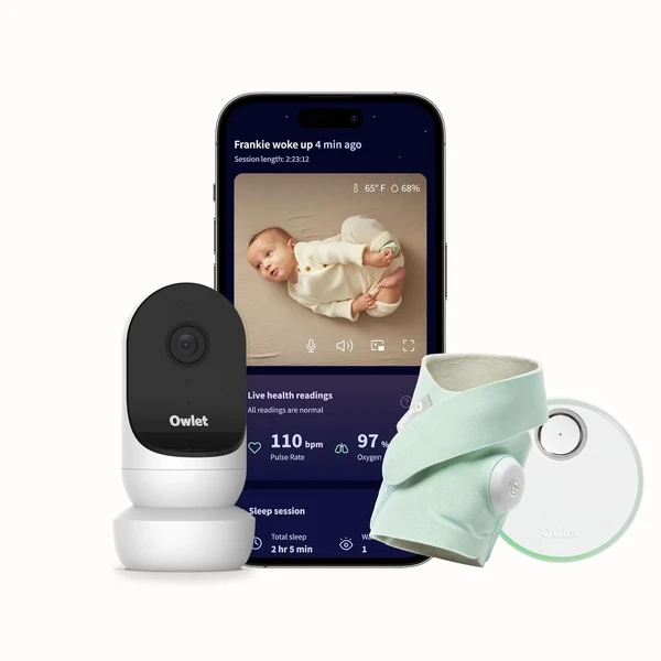Відеоняня + розумна шкарпетка для немовлят Owlet Dream Duo 2 Smart Baby Monitor Mint
