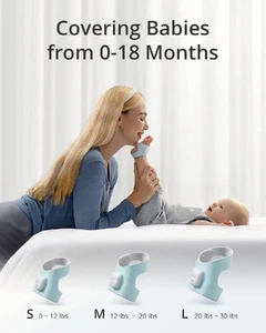 Моніторинг сну та серцебиття для немовлят з AI детекцією плачу eufy Baby Smart Sock - White - Фото 5