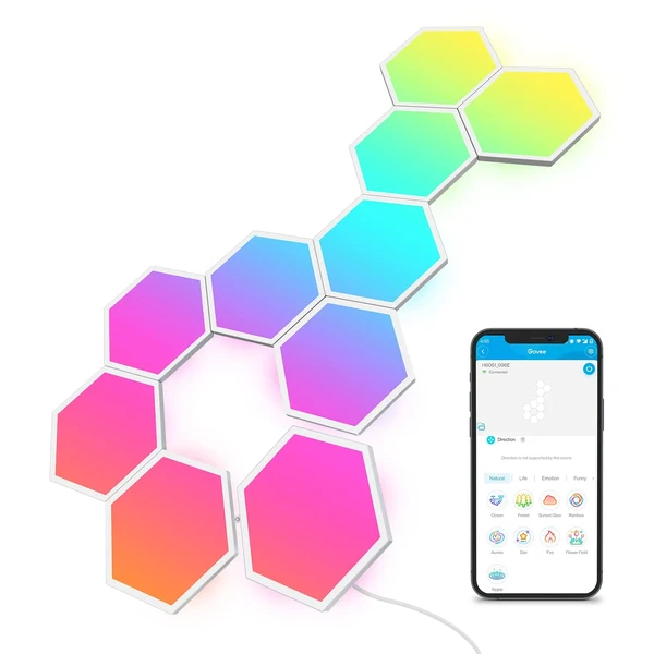 Світлодіодні панелі Govee Glide Hexa RGBIC, 10 шт