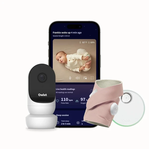 Відеоняня + розумна шкарпетка для немовлят Owlet Dream Duo 2 Smart Baby Monitor Pink