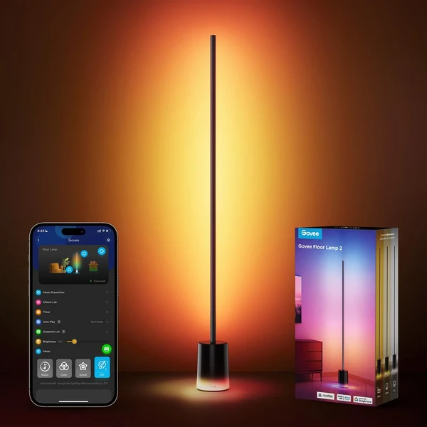 Торшер розумний Govee Floor Lamp 2 with Matter RGBIC Black