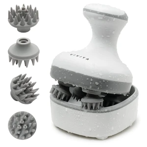 Масажер для голови VIVIYA Scalp Massager з 8 знімними насадками, водонепроникний