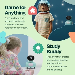 Робот для дітей з іграми та навчанням Miko Mini 30 Days Free Miko Max - Фото 6