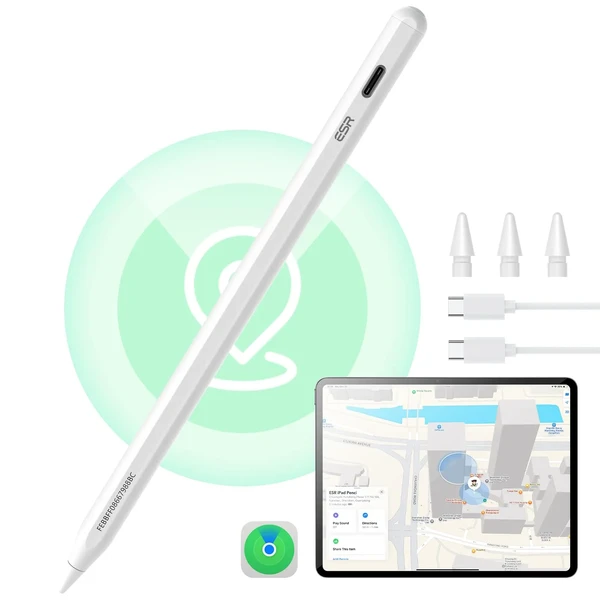 Стилус ESR Findmy Stylus Pen USB-C для iPad з функцією Findmy
