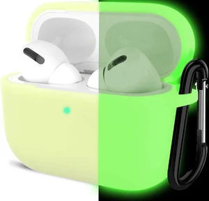Светящийся силиконовый чехол с карабином iLoungeMax Noctilucent для AirPods Pro 2 - Фото 2