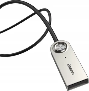Адаптер (перехідник) Baseus Wireless Audio Adapter USB to AUX 3.5 mm Black (1m) - Фото 3