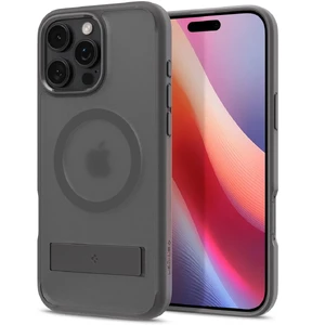 Півпрозорий сірий чохол Spigen Ultra Hybrid S Mag для iPhone 16 Pro - Фото 9