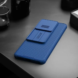 Протиударний чохол зі шторкою для камери Nillkin CamShield Pro Blue для Xiaomi Redmi Note 13 Pro 5G/Poco X6 - Фото 4