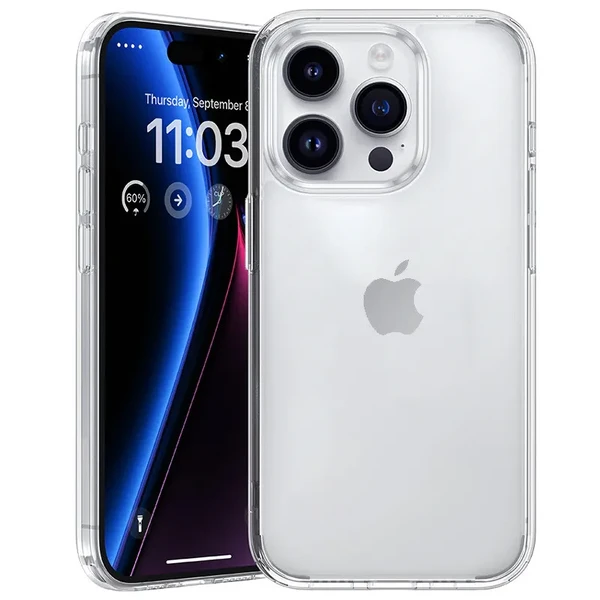 Тонкий прозорий TPU чохол iLoungeMax Silicone для iPhone 16 Pro Max в Одесі