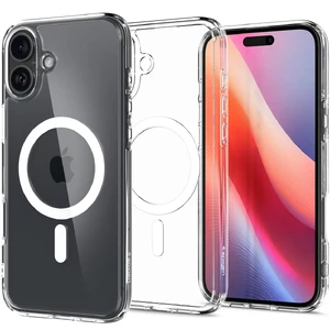 Прозорий білий чохол Spigen Ultra Hybrid Mag для iPhone 16 Plus 8809971229906 - Фото 1