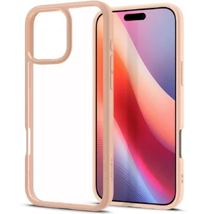 Прозрачный розовый чехол Spigen Ultra Hybrid для iPhone 16 Pro Max - Фото 10