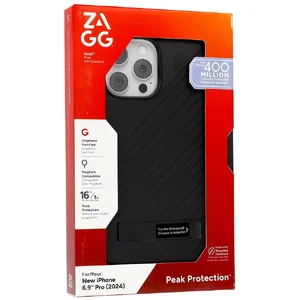 Черный чехол с подставкой Zagg Gear4 Denali Snap MagSafe для iPhone 16 Pro Max - Фото 2