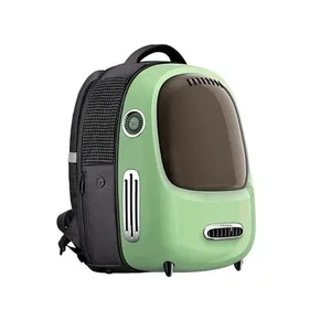 Рюкзак-переноска Petkit Breezy 2 Smart Cat Carrier Green со встроенным вентилятором и подсветкой - Фото 3