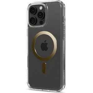 Прозорий золотий чохол Spigen Ultra Hybrid Mag для iPhone 16 Pro - Фото 3