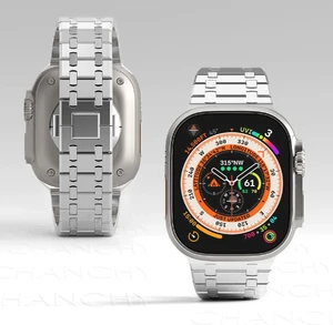 Стальной ремешок CHANCHY Silver для Apple Watch Ultra | Ultra 2 49mm | 45mm | 44mm | 42mm - Фото 3